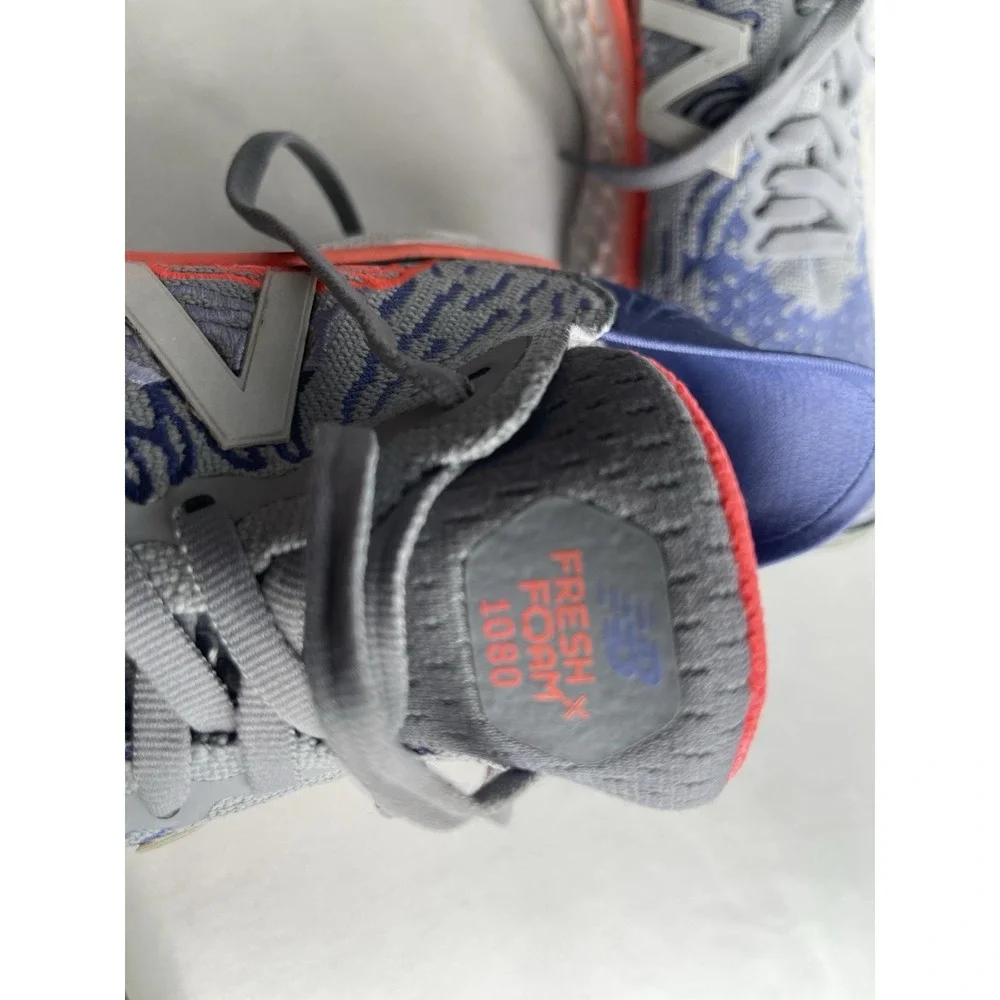 New Balance Fresh Foam 1080v10 Womens Running Shoes Blue Grey Pink W1080B10 6.5